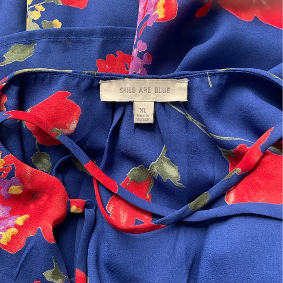 Skies are Blue top Floral size XL - Picture 5 of 9
